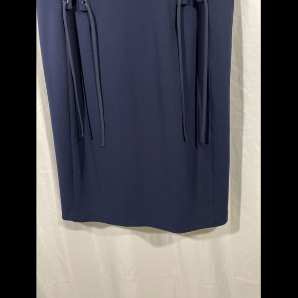 NWT Vince Camuto Side Lace Ponte Dress 14 Sky Blue - Picture 5 of 12